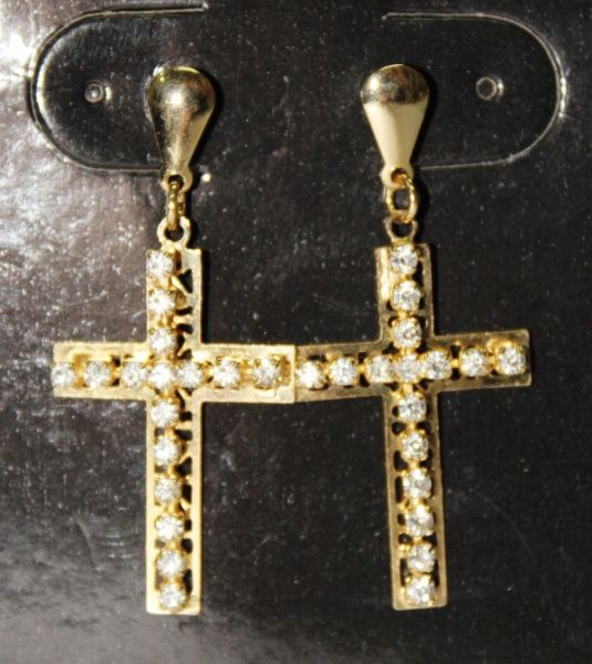 Brinco CRUCIFIXO dour