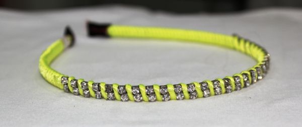 Tiara Strass duplo verde