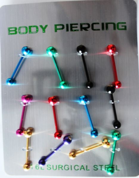 Piercing Transversal medio (variados)