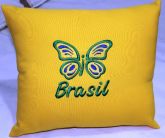 ALMOFADA BRASIL AMARELA 30x35cm
