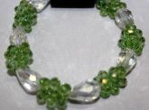 PULSEIRA CRISTAL VERDE / BRANCA
