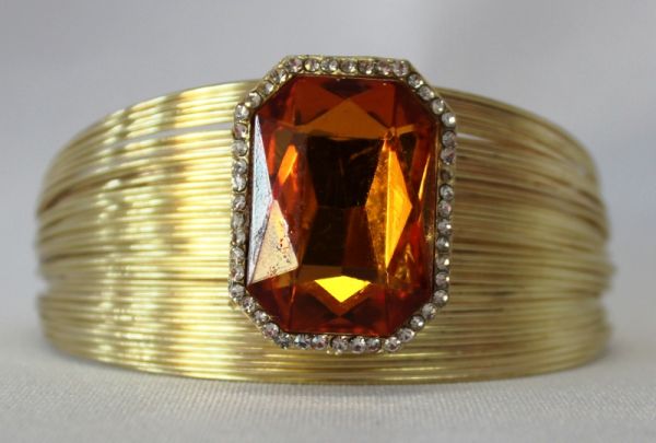 PULSEIRA PEDRA LARANJA GRANDE dour