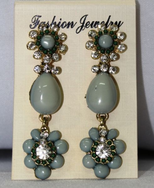 Brinco PEDRAS CINZAS COM PONTOS