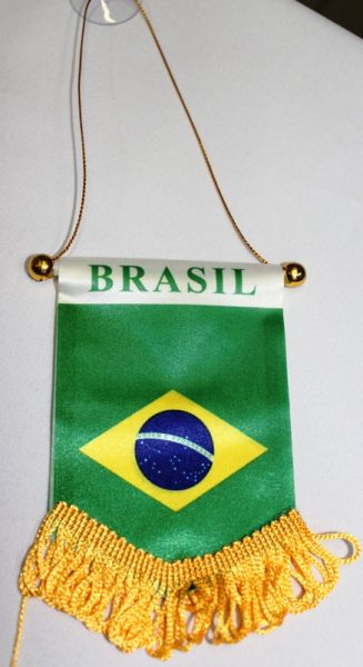 MINI Bandeira com ventosa p/ carro