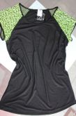 Blusa POOL pret+verd limao M