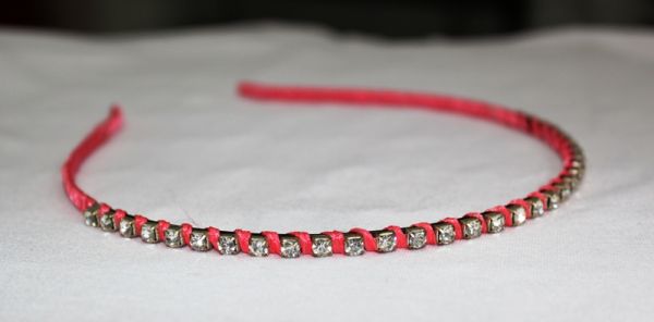 Tiara Strass rosa