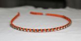 Tiara Strass laranja